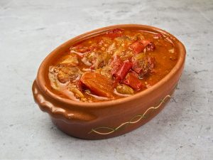 Лесковачка мућкалица са свињским месом